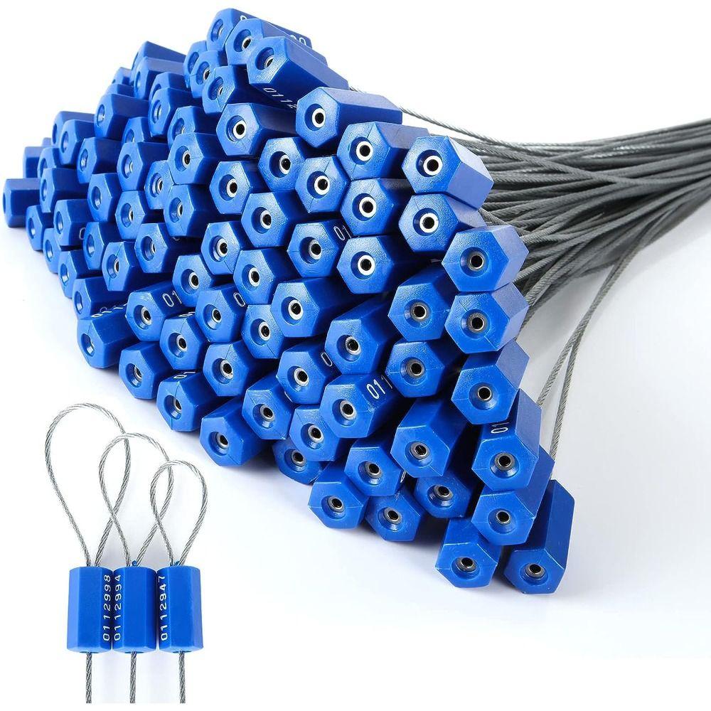 100pcs Blue Security Cable Seals 11.8 /300mm Wire Seals New Steel Wire Seal Shipping 
100pcs Blue Security Cable Seals 11.8 /300mm Wire Seals New Steel Wire Seal Shipping