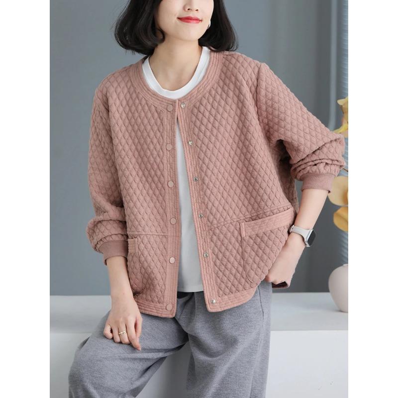 Повседневная женская куртка 2025 Новый осенний стиль Литературный ромбовидный кардиган Топ Свободный круглый вырез Бейсбольная форма L розовый
Повседневная женская куртка 2025 Новый осенний стиль Литературный ромбовидный кардиган Топ Свободный круглый вырез Бейсбольная форма L розовый