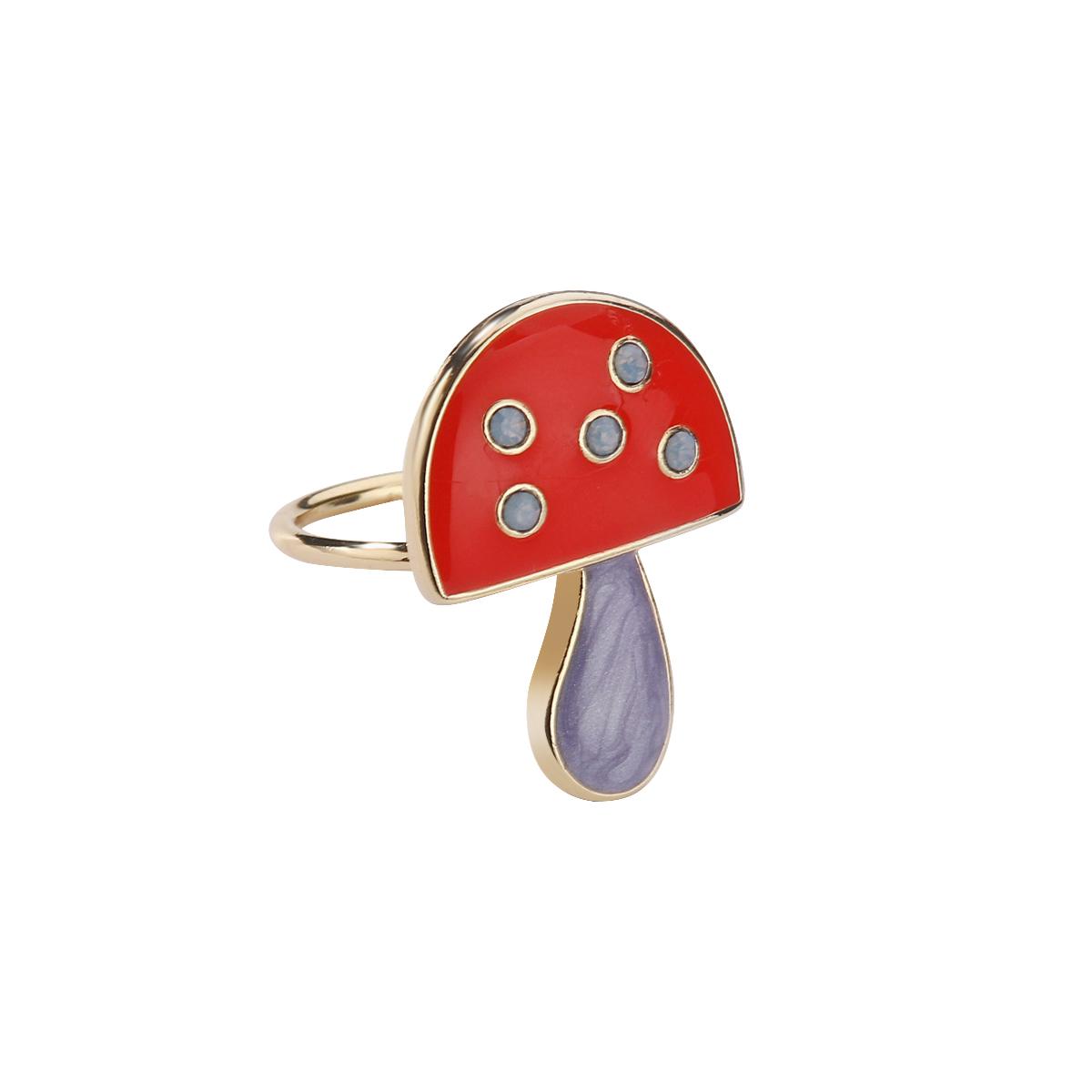 Charm Colorful Crystal Mushroom Rings for Women Aesthetic Enamel Ring Female Tiny Circle Finger Rings Lucky Zircon Gifts красный
Charm Colorful Crystal Mushroom Rings for Women Aesthetic Enamel Ring Female Tiny Circle Finger Rings Lucky Zircon Gifts красный