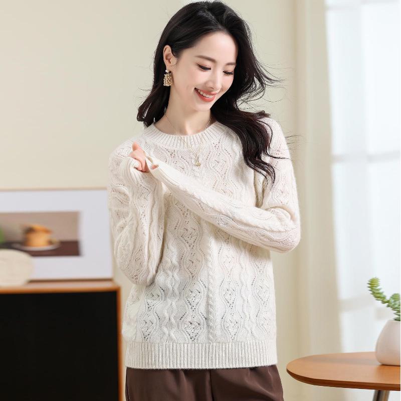 Women s 100% Cashmere Round Neck Sweater, Loose Fit, Plus Size, Autumn/Winter 2024 Collection One Size
Women s 100% Cashmere Round Neck Sweater, Loose Fit, Plus Size, Autumn/Winter 2024 Collection One Size