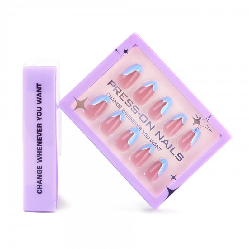 French Blue Minimalist High-end Wearing Armor 30 Piece Set Coated Nail Art Cross-border Short Almond Finished Product
French Blue Minimalist High-end Wearing Armor 30 Piece Set Coated Nail Art Cross-border Short Almond Finished Product