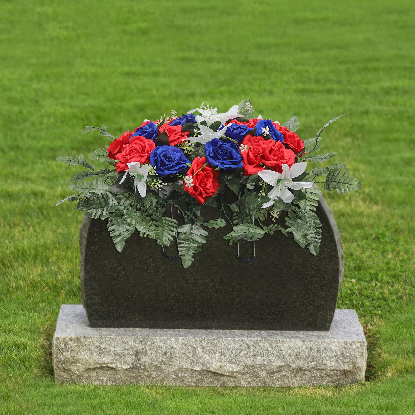 Мемориальный венок из роз, 47x64см, композиция из искусственных цветов ручной работы, всепогодное уличное украшение для могилы на надгробный камень, кладбище
Мемориальный венок из роз, 47x64см, композиция из искусственных цветов ручной работы, всепогодное уличное украшение для могилы на надгробный камень, кладбище