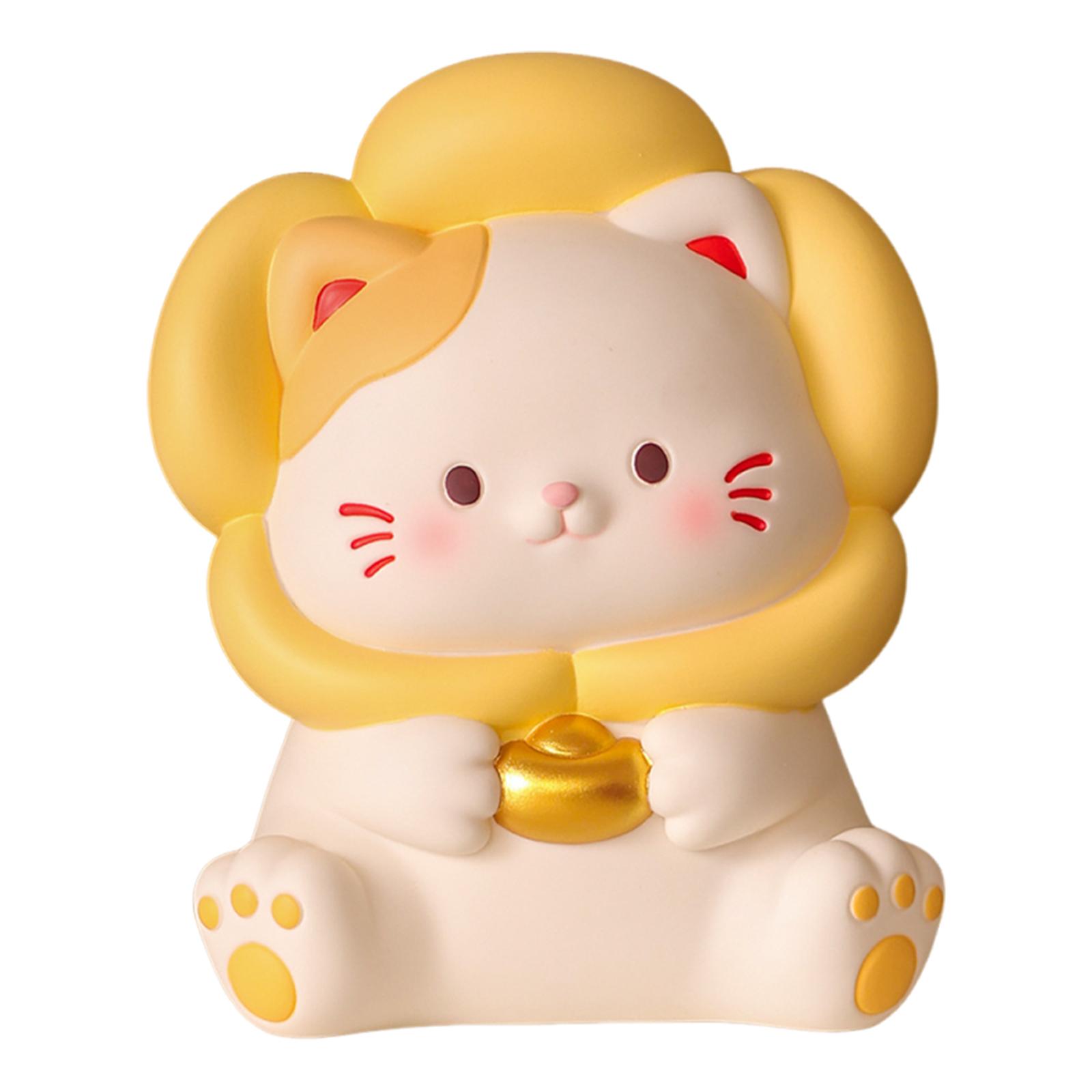 Cat Statue Desktop Ornament Piggy Bank Cartoon Vinyl Animal Sculpture for Office Spring Festival Living Room Home Decoration
Cat Statue Desktop Ornament Piggy Bank Cartoon Vinyl Animal Sculpture for Office Spring Festival Living Room Home Decoration