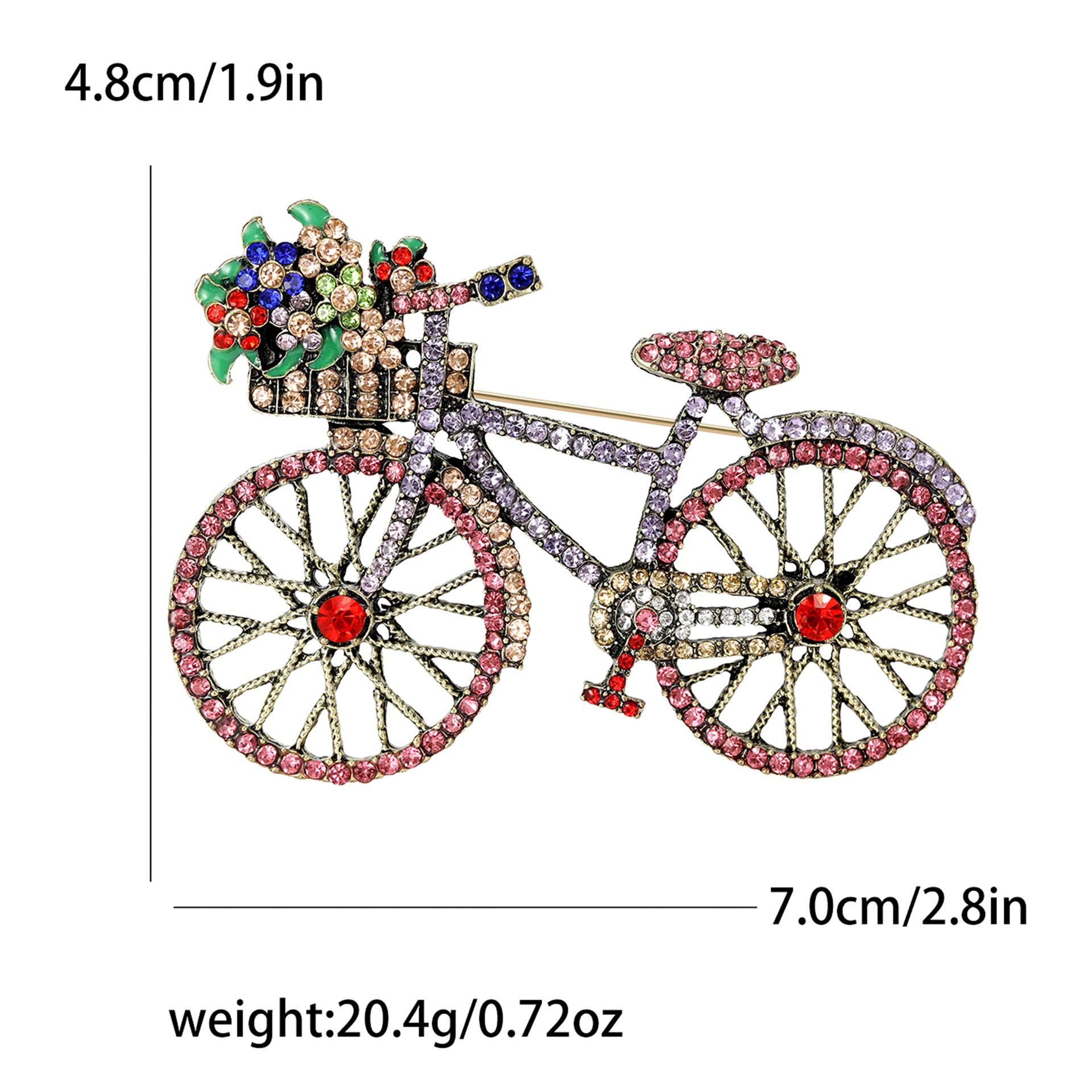 Корейская трехмерная брошь-велосипед из сплава со стразами, модная персонализированная женская одежда, корсаж, ювелирное украшение, булавка
Корейская трехмерная брошь-велосипед из сплава со стразами, модная персонализированная женская одежда, корсаж, ювелирное украшение, булавка