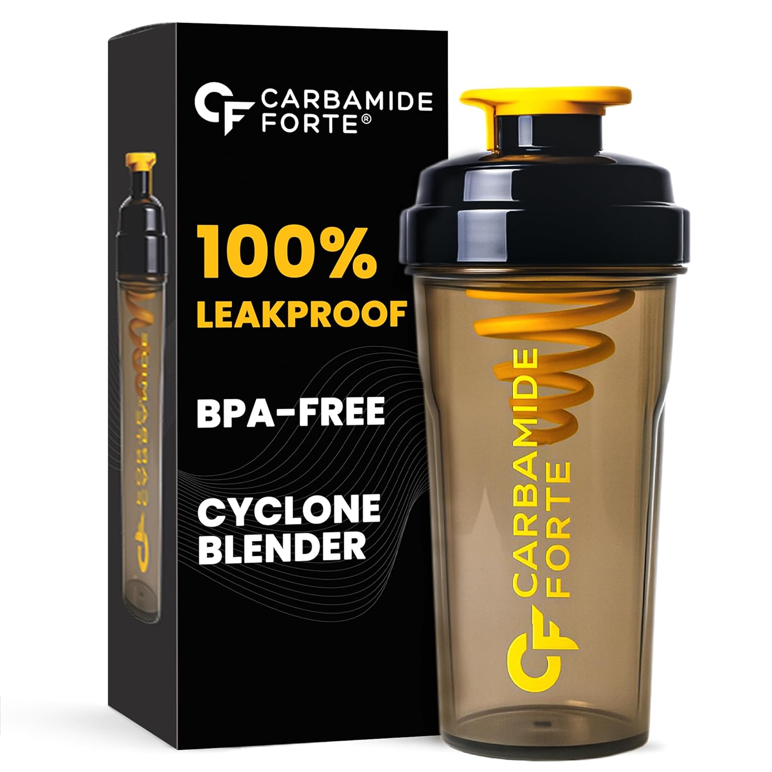 Carbamide Forte Storm 700ml Protein Shaker Bottle for Gym with Cyclone Blender, Leakproof BPA-Free, Durable Fitness Mixer
Carbamide Forte Storm 700ml Protein Shaker Bottle for Gym with Cyclone Blender, Leakproof BPA-Free, Durable Fitness Mixer
