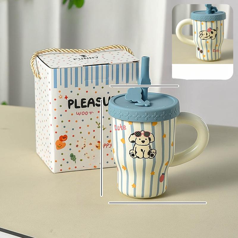 Новый керамический летний стакан для воды с соломинкой для девочек, очень милый, детский, парный, для кофе, повседневный стакан 350ml
Новый керамический летний стакан для воды с соломинкой для девочек, очень милый, детский, парный, для кофе, повседневный стакан 350ml