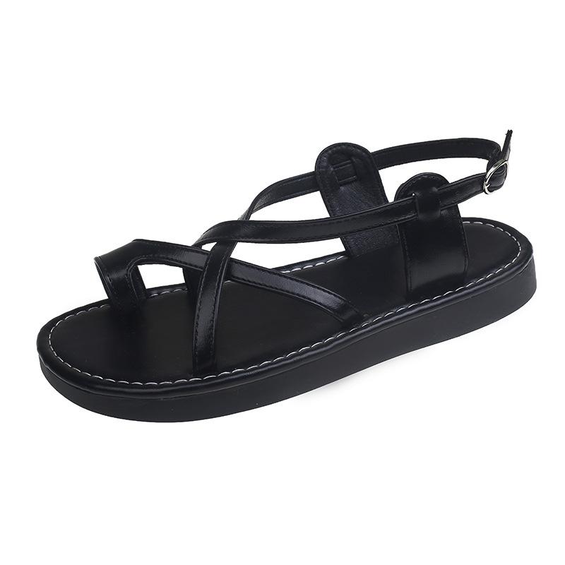 Bohemian sandals women s 2025 summer Korean version of the new flat-bottomed cover with toes crossed with beach Roman sandals women 40 чорний
Bohemian sandals women s 2025 summer Korean version of the new flat-bottomed cover with toes crossed with beach Roman sandals women 40 чорний