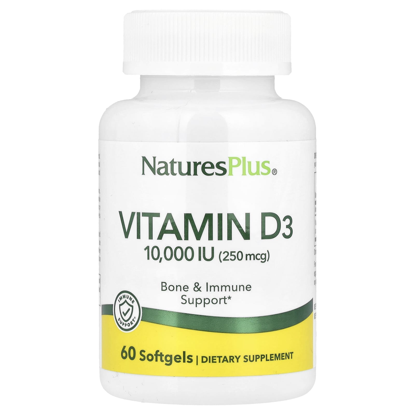 Vitamin D3, 250Mcg (10,000Iu), 60 Softgels
Vitamin D3, 250Mcg (10,000Iu), 60 Softgels