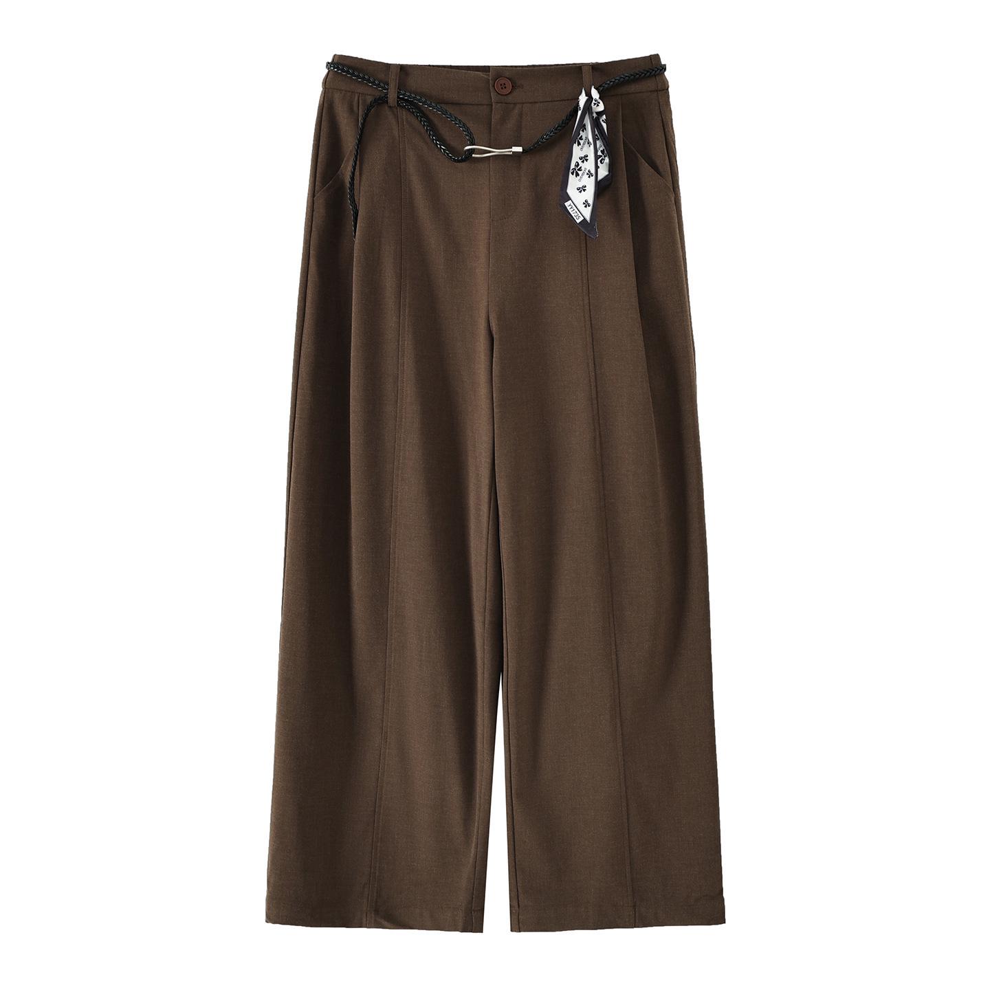 Zhi Xuan Women s Wool Blend High Waist Slimming Wide Leg Pants with Belt - Plus Size, Spring 2026 Collection XL (130-150 lbs) кавовий
Zhi Xuan Women s Wool Blend High Waist Slimming Wide Leg Pants with Belt - Plus Size, Spring 2026 Collection XL (130-150 lbs) кавовий