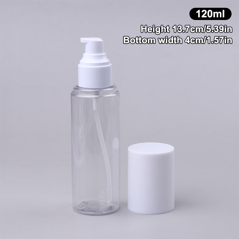 100/120/150ml Travel Pump Bottle Dispenser Empty Lotion Bottles Refillable Cosmetic Container Press Type Women Emulsion Bottle
100/120/150ml Travel Pump Bottle Dispenser Empty Lotion Bottles Refillable Cosmetic Container Press Type Women Emulsion Bottle