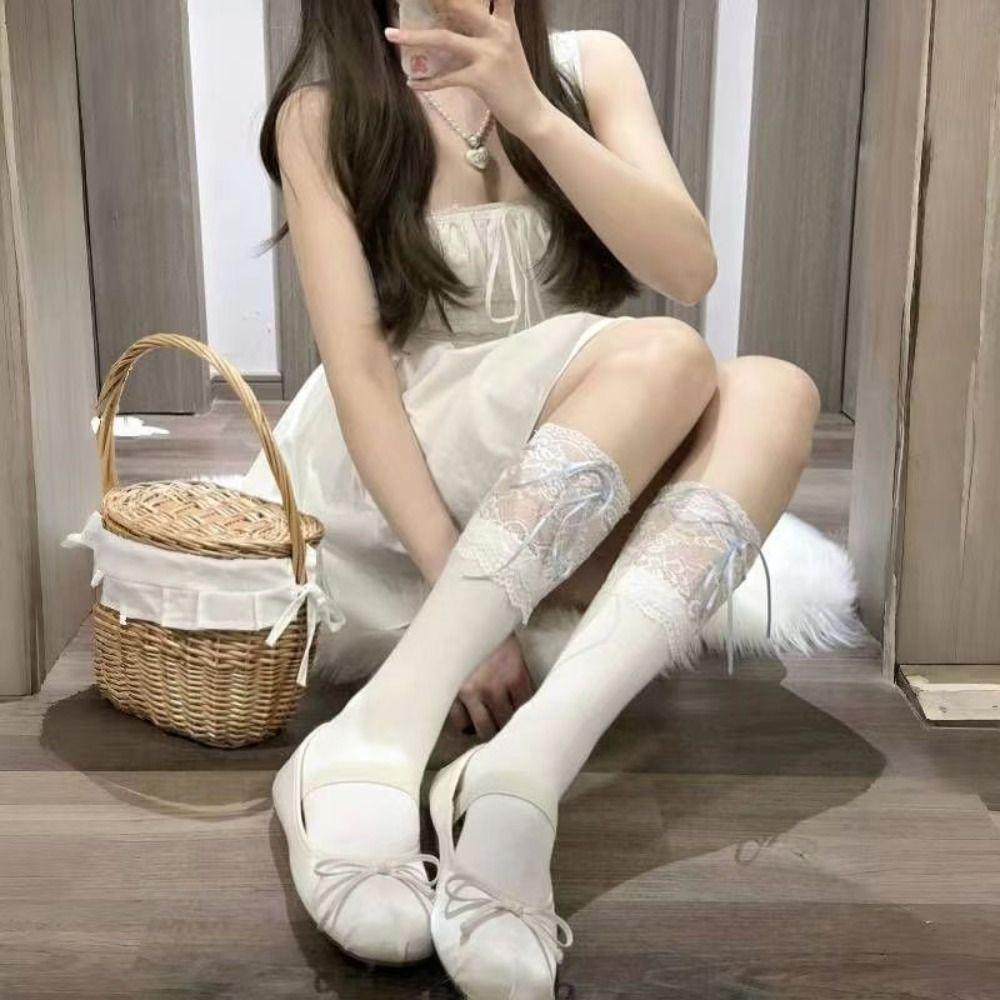 3Pairs Flower Ballet Bowknot Lace Socks Mesh Mid Calf Stockings Summer JK Calf Socks Cosplay белый
3Pairs Flower Ballet Bowknot Lace Socks Mesh Mid Calf Stockings Summer JK Calf Socks Cosplay белый