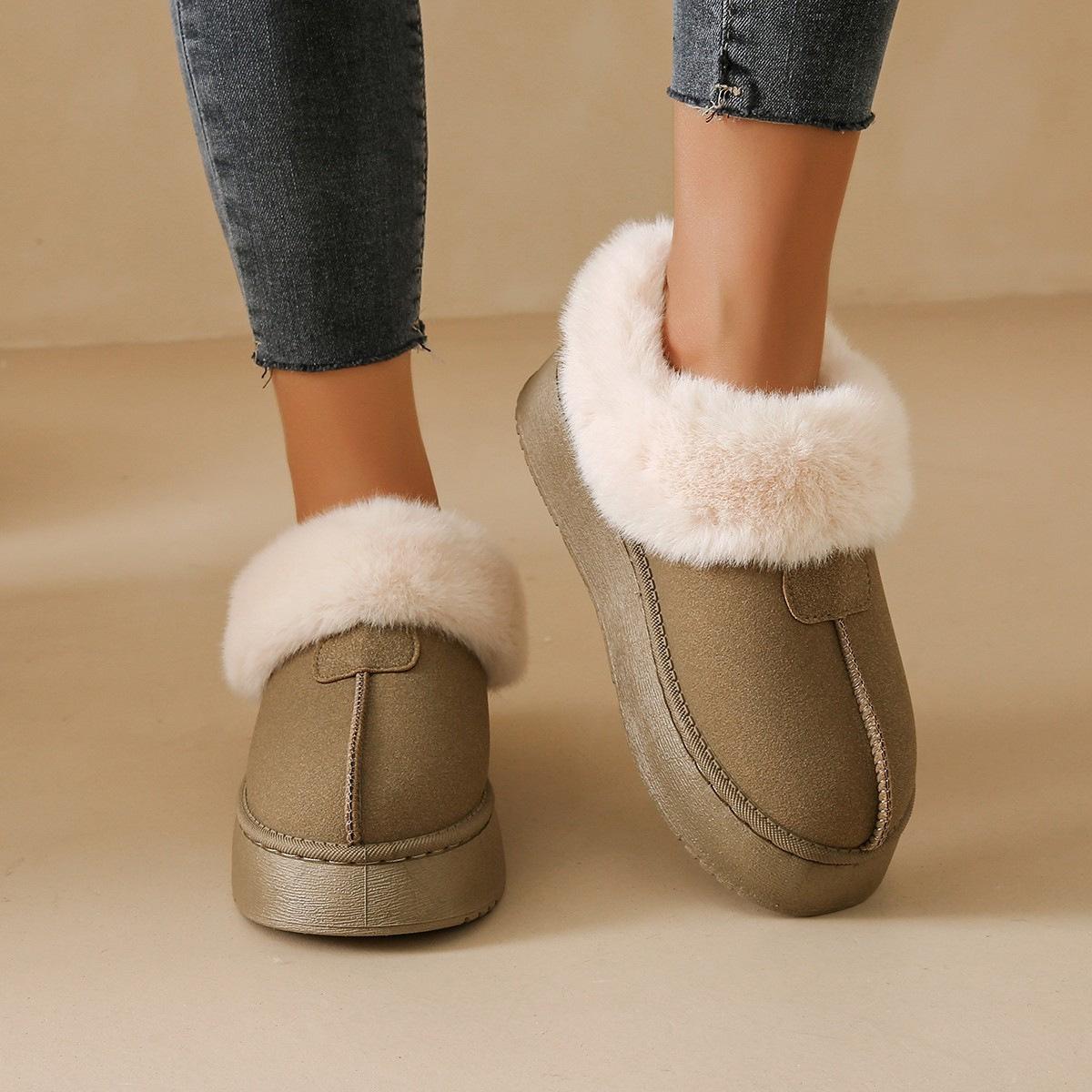 2024 autumn and winter Mao Mao mouth warm snow boots thick-soled short tube thickened one-pedal lazy cotton shoe manufacturer 36 хакі
2024 autumn and winter Mao Mao mouth warm snow boots thick-soled short tube thickened one-pedal lazy cotton shoe manufacturer 36 хакі