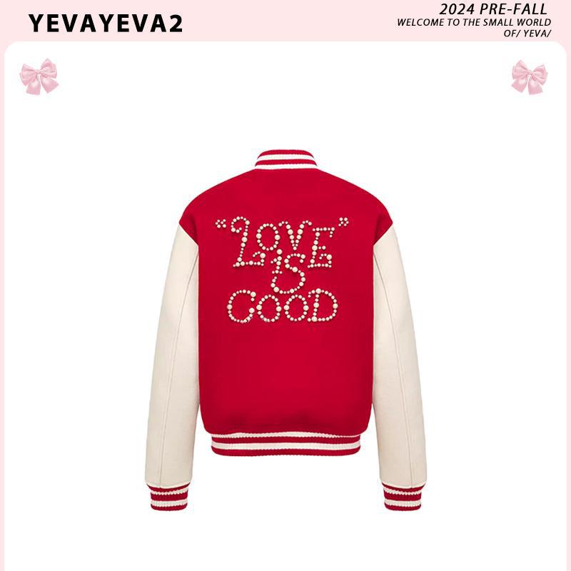 YEVA Star Style Pearl Studded Women s Winter Baseball Jacket - Fashionable and Versatile. Extra Large (XL)
YEVA Star Style Pearl Studded Women s Winter Baseball Jacket - Fashionable and Versatile. Extra Large (XL)