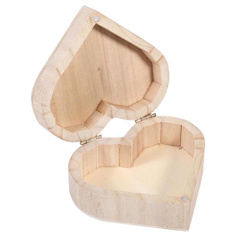 New Lovely Wooden Heart shaped Jewelry Storage Box Packaging Carrying Case Craft Decoration Hot
New Lovely Wooden Heart shaped Jewelry Storage Box Packaging Carrying Case Craft Decoration Hot