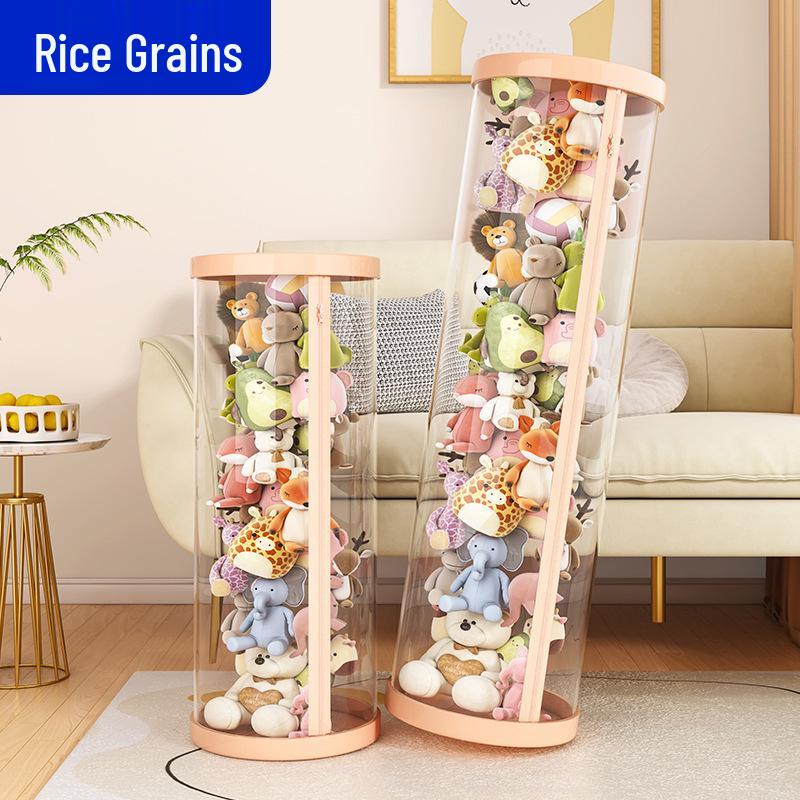 Large Transparent Zipper Storage Bucket for Plush Toys - Children s Toy Organizer Cylinder Clip 26x50cm
Large Transparent Zipper Storage Bucket for Plush Toys - Children s Toy Organizer Cylinder Clip 26x50cm