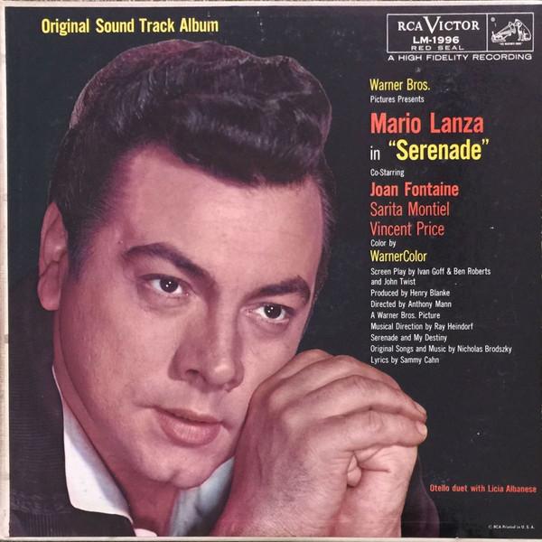 LP Record MARIO LANZA - Mario Lanza In Serenade LM1996 RCA VICTOR RED 1956 US New Age & Easy Listening Used
LP Record MARIO LANZA - Mario Lanza In Serenade LM1996 RCA VICTOR RED 1956 US New Age & Easy Listening Used