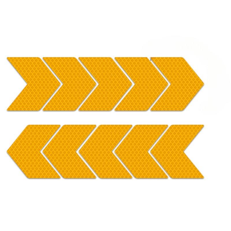 10PCS Reflective Car Sticker Arrow Sign Warning Safety Bumper Trunk Reflector Styling Tape
10PCS Reflective Car Sticker Arrow Sign Warning Safety Bumper Trunk Reflector Styling Tape