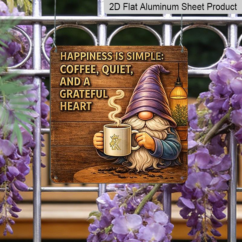 2D Flat, 1pc Garden Gnome Wall Decor Sign Happiness Is Simple - Vintage Plaque Suitable for Indoor/Outdoor Decoration, Farmhouse Sign for Porch 20*20cm
2D Flat, 1pc Garden Gnome Wall Decor Sign Happiness Is Simple - Vintage Plaque Suitable for Indoor/Outdoor Decoration, Farmhouse Sign for Porch 20*20cm