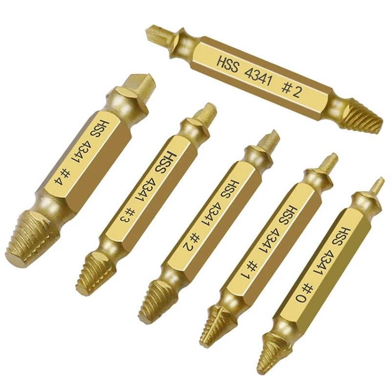 6pcs Damaged Screw Extractor Drill Bit Set Easily Take Out Broken Screw,Bolt Remover Stripped Screws Extractor Demolition Tools
6pcs Damaged Screw Extractor Drill Bit Set Easily Take Out Broken Screw,Bolt Remover Stripped Screws Extractor Demolition Tools
