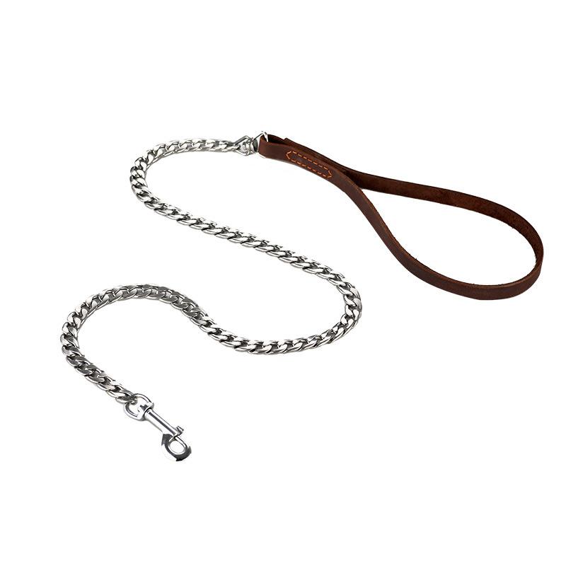 Поводок для собаки из нержавеющей стали, поводок для собаки из воловьей кожи, поводок для собаки с защитой от укусов, поводок для маленькой собаки, средней и большой собаки, поводок для выгула собаки породы золотистый ретривер
Поводок для собаки из нержавеющей стали, поводок для собаки из воловьей кожи, поводок для собаки с защитой от укусов, поводок для маленькой собаки, средней и большой собаки, поводок для выгула собаки породы золотистый ретривер