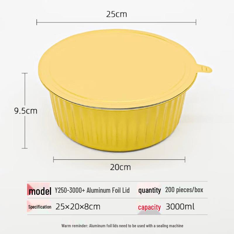 Gold Aluminum Foil Takeaway Containers with Lids
Gold Aluminum Foil Takeaway Containers with Lids