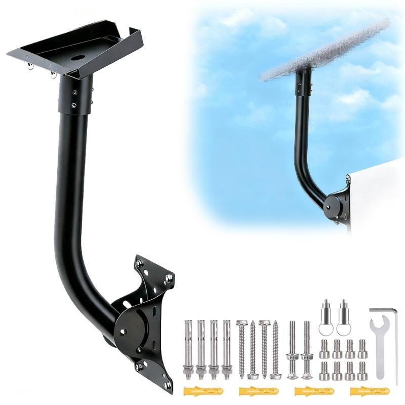 Adjustable Universal Mount for Satellite Antennas Gen 3/V4 Feature 180° Tilt and 360 Degree Rotating for Optimally Signal
Adjustable Universal Mount for Satellite Antennas Gen 3/V4 Feature 180° Tilt and 360 Degree Rotating for Optimally Signal