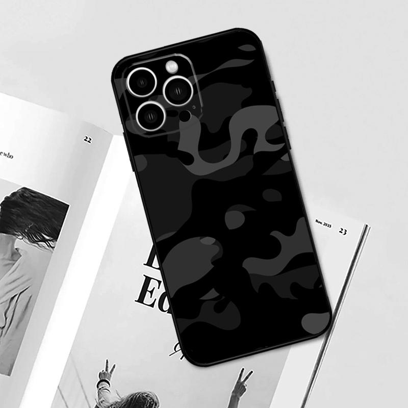 Black Night Camo Camouflage Case For iPhone 17 Pro Max 11 14 15 16 Pro Max 12 13 mini 16 Plus 16e 17 Air Phone Cover iPhone 13 Pro
Black Night Camo Camouflage Case For iPhone 17 Pro Max 11 14 15 16 Pro Max 12 13 mini 16 Plus 16e 17 Air Phone Cover iPhone 13 Pro
