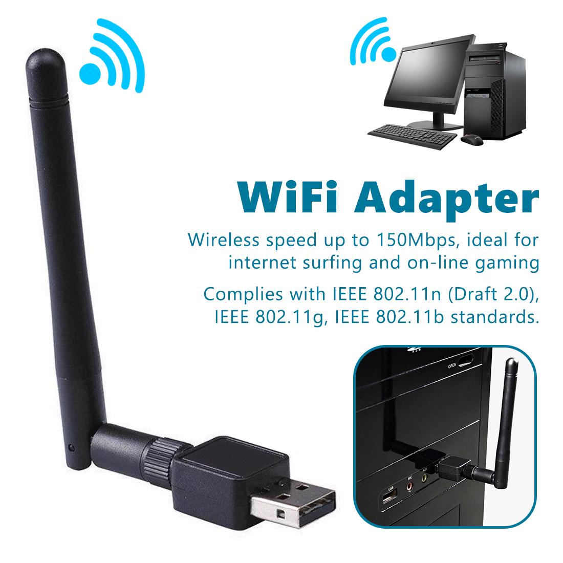 Wi-Fi адаптер 5 дБ Lan антенны 802.11n беспроводной сетевой карты портативный USB для Windows 7/8/XP/Vista
Wi-Fi адаптер 5 дБ Lan антенны 802.11n беспроводной сетевой карты портативный USB для Windows 7/8/XP/Vista