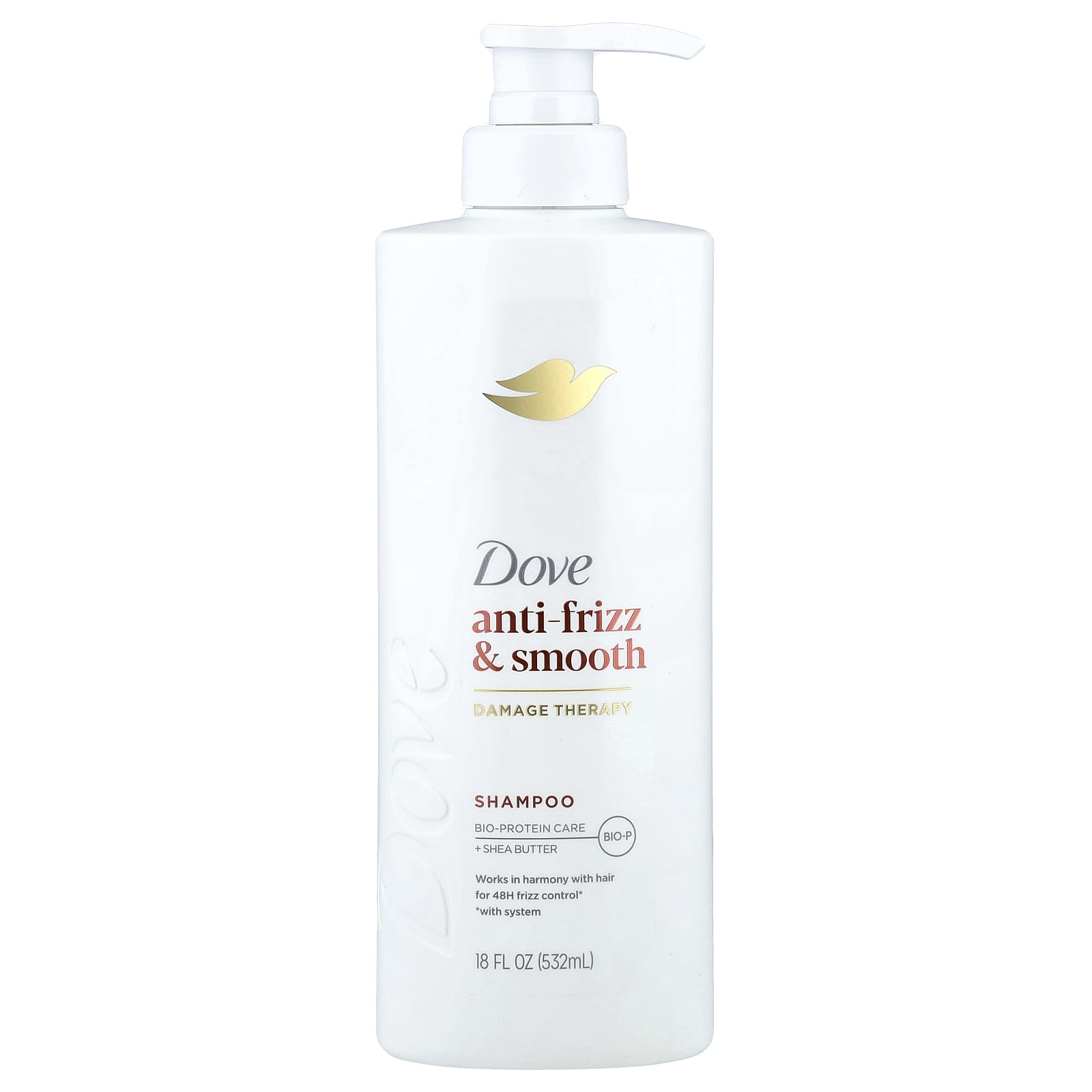 Dove, Anti-Frizz & Smooth, Shampoo, 532ml (18 fl oz)
Dove, Anti-Frizz & Smooth, Shampoo, 532ml (18 fl oz)