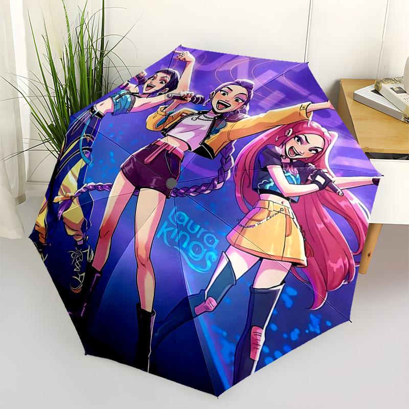 1pc Outdoor Umbrella with Laura Kings Print - Automatic Opening/Closing, Portable 3-Fold Design, 8-Rib Iron Frame - Perfect Gift for Fans, Trav
1pc Outdoor Umbrella with Laura Kings Print - Automatic Opening/Closing, Portable 3-Fold Design, 8-Rib Iron Frame - Perfect Gift for Fans, Trav