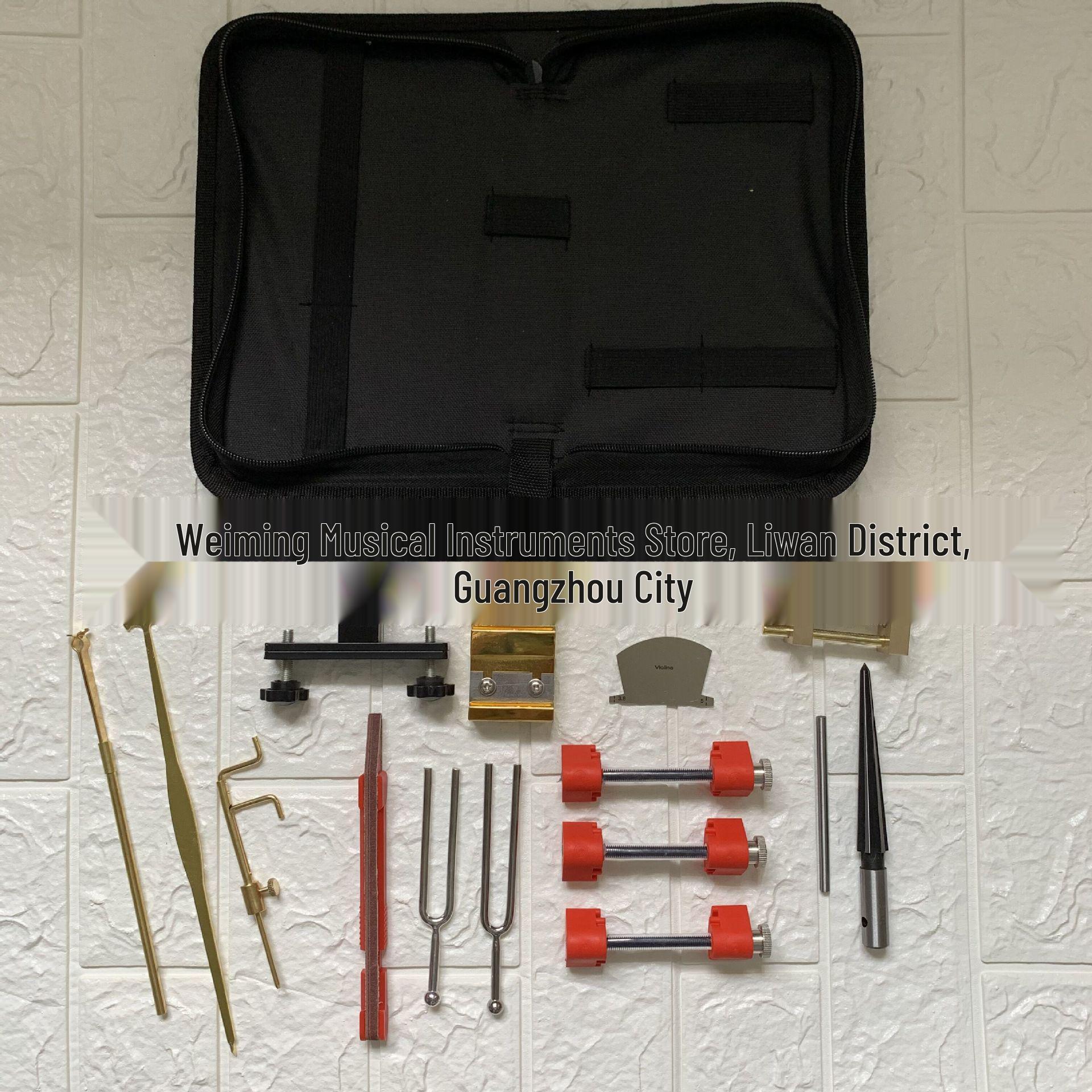 Violin Soundpost Tool Set, 17-Piece: Hook, Clip, Ruler, Fixture, Mold, Tuning Fork, Repair Tools ABS
Violin Soundpost Tool Set, 17-Piece: Hook, Clip, Ruler, Fixture, Mold, Tuning Fork, Repair Tools ABS