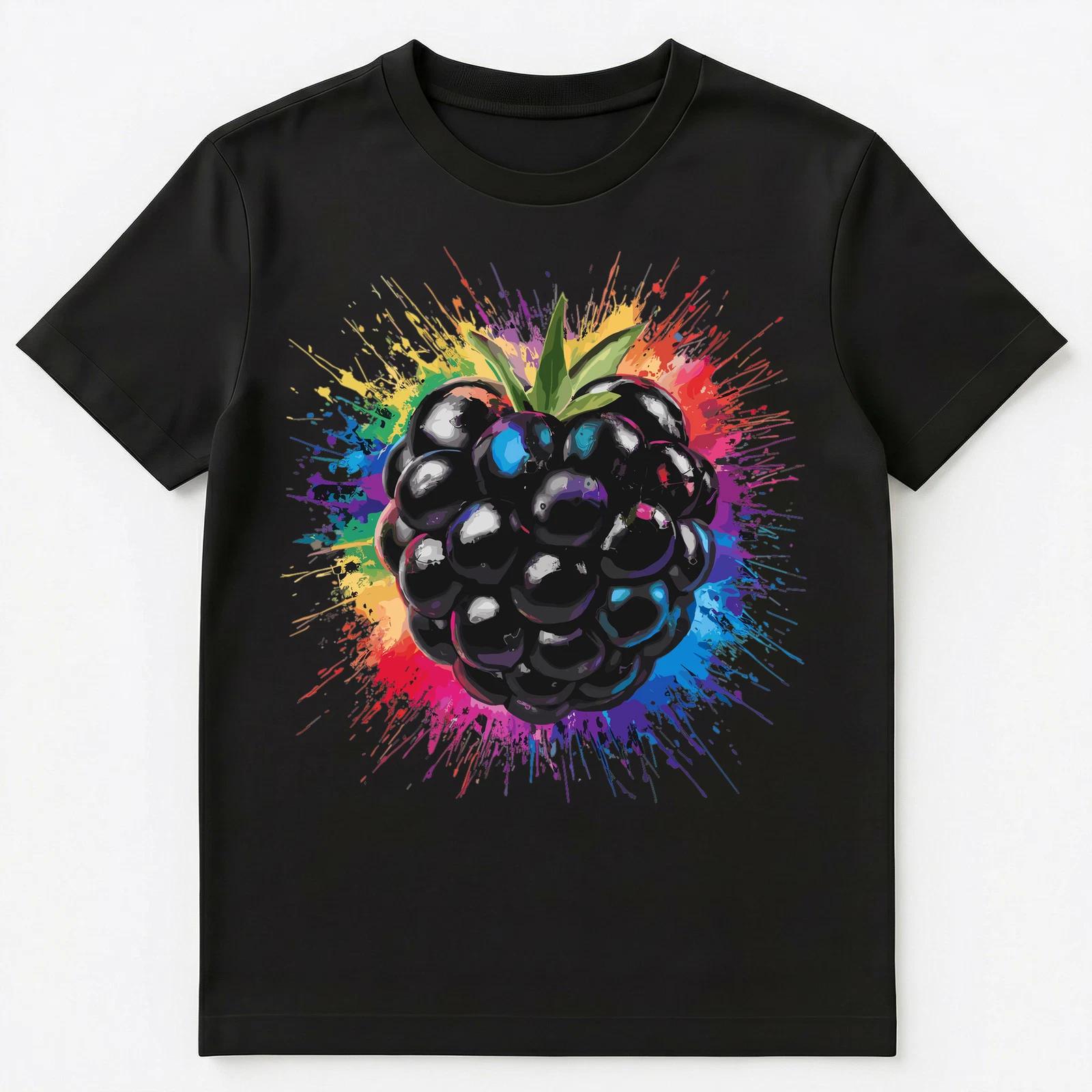 Colorful Paint Splash Blackberry Fruit Art Graphic Unisex T-Shirt L
Colorful Paint Splash Blackberry Fruit Art Graphic Unisex T-Shirt L