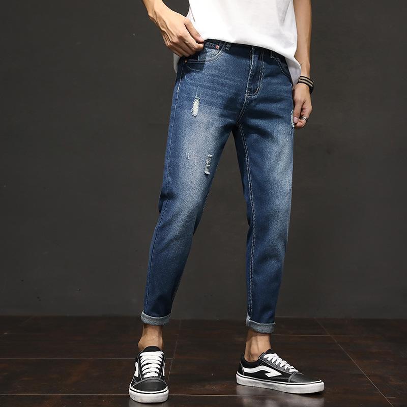 Worn Out Men s Stretch Jeans, Men s Loose Leg Pants, Men s Versatile Casual Trendy Brand Cropped Pants 27
Worn Out Men s Stretch Jeans, Men s Loose Leg Pants, Men s Versatile Casual Trendy Brand Cropped Pants 27
