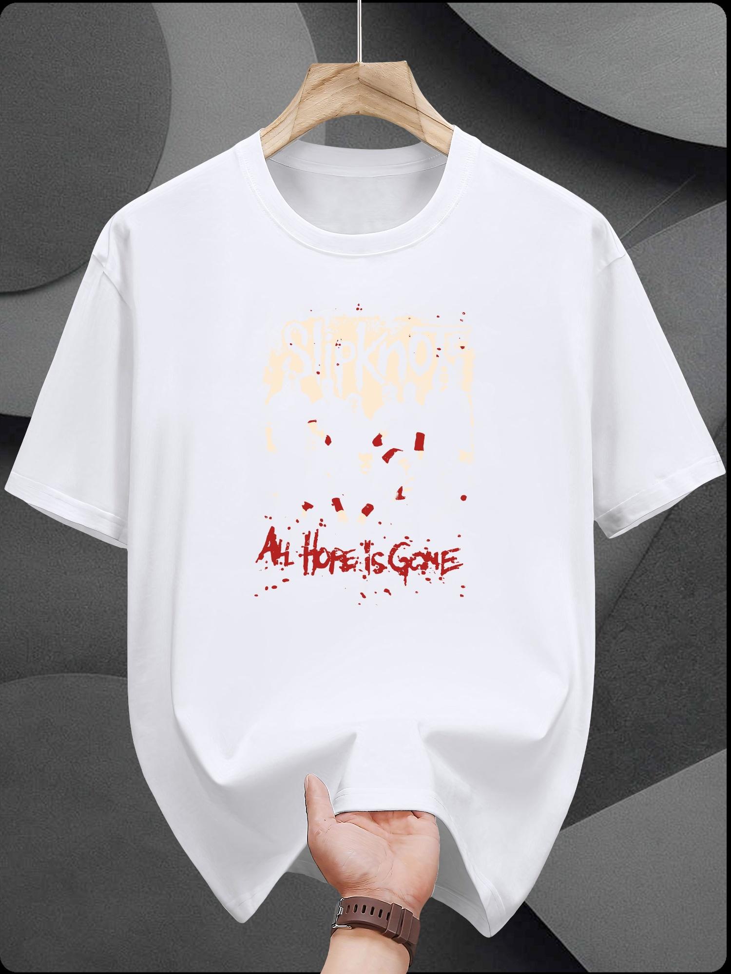 Casual Cotton T-shirt with All Hells is Gone Graphic Print - Short Sleeve S
Casual Cotton T-shirt with All Hells is Gone Graphic Print - Short Sleeve S