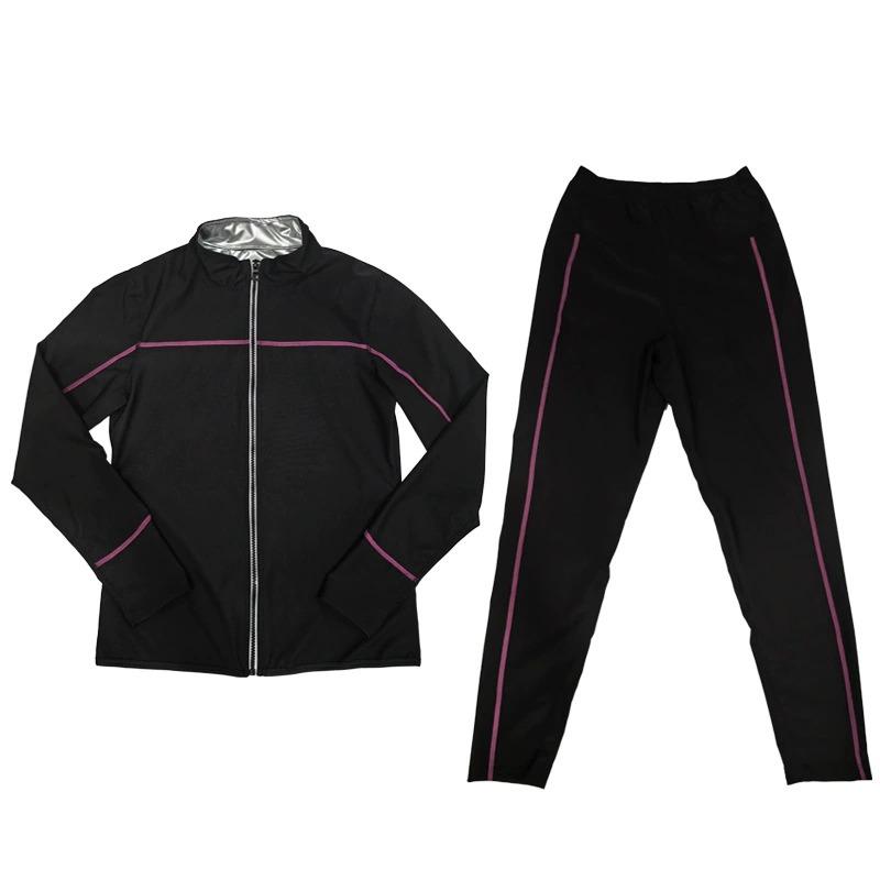 Women s Sweat-Inducing Workout Suit Training, Fitness, and Sauna Wear Long-Sleeve Top and Long Pants Set Casual High-Neck Shaping Garment S
Women s Sweat-Inducing Workout Suit Training, Fitness, and Sauna Wear Long-Sleeve Top and Long Pants Set Casual High-Neck Shaping Garment S