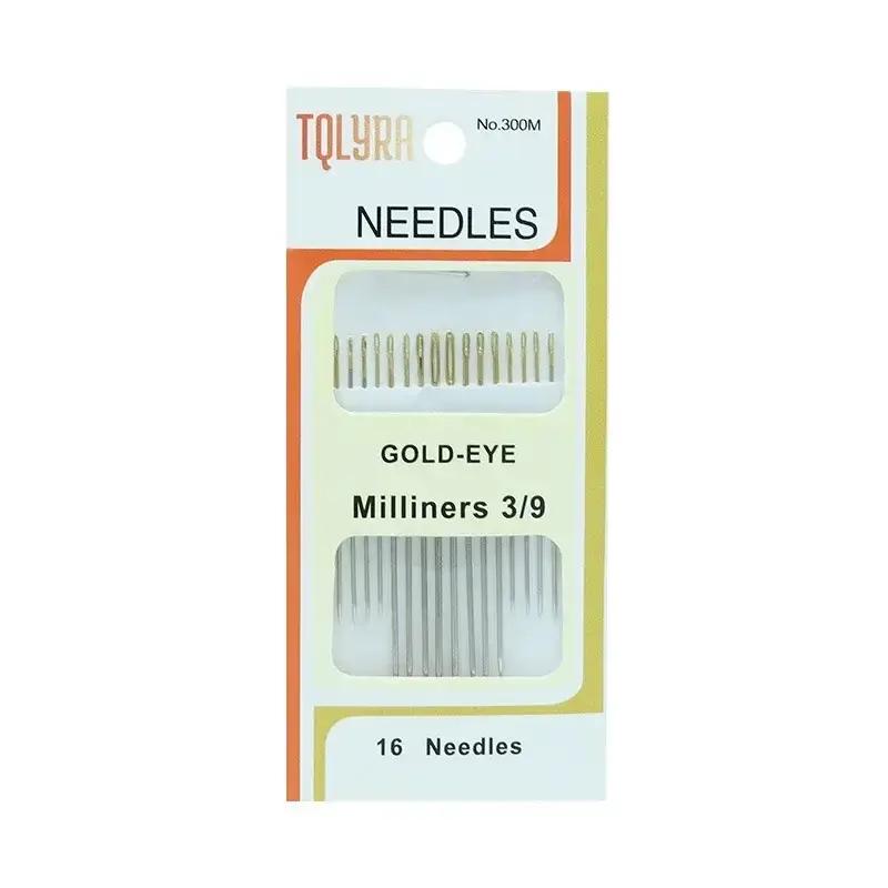 320pcs/set Tail Gold Plated Hand Sewing Needle Large Eye Thick Sewing Up Needle Embroidery Mending Quilt Hand Sewing Combination
320pcs/set Tail Gold Plated Hand Sewing Needle Large Eye Thick Sewing Up Needle Embroidery Mending Quilt Hand Sewing Combination