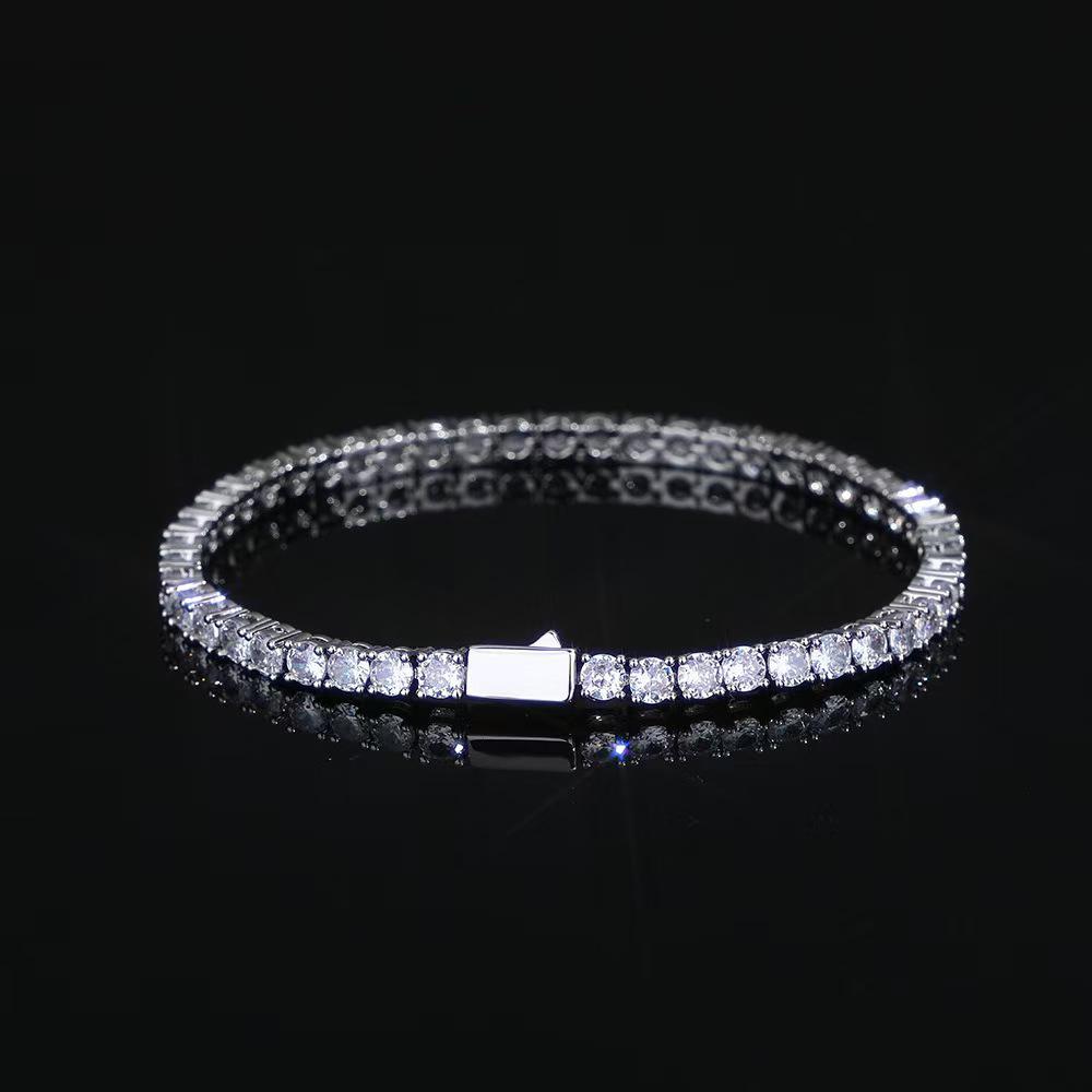 Cross-border Hip-hop Zircon Tennis Bracelet: Trendy Single Row Diamond Design for Men and Women 6-inch Bracelet (16cm)
Cross-border Hip-hop Zircon Tennis Bracelet: Trendy Single Row Diamond Design for Men and Women 6-inch Bracelet (16cm)