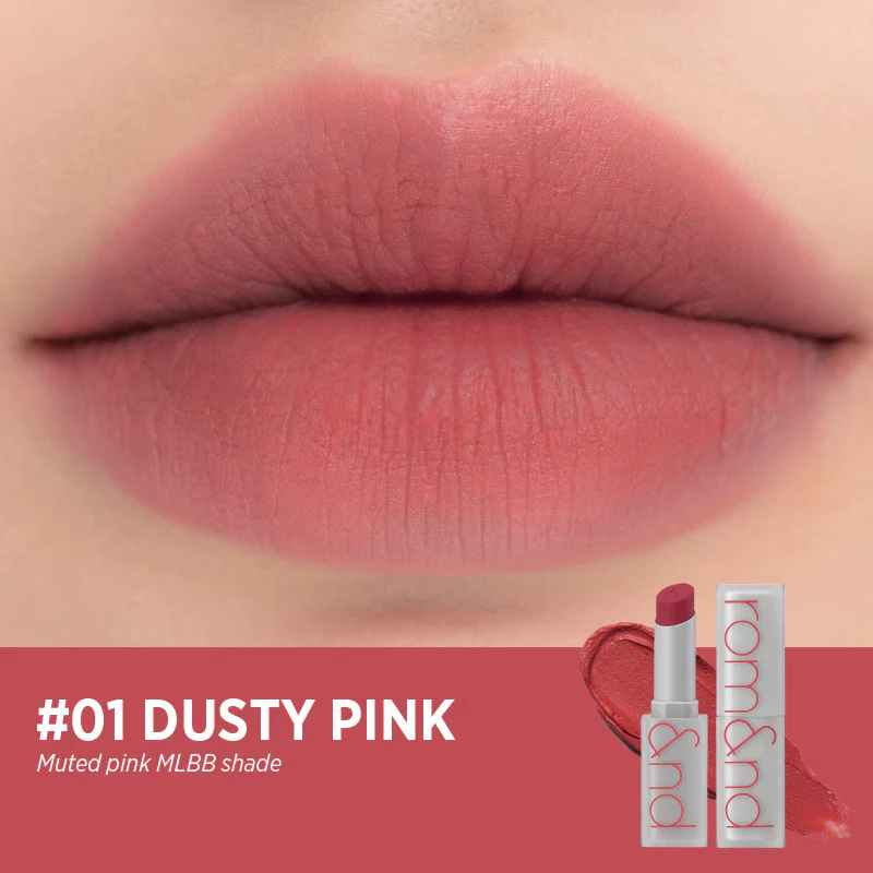 Rom&nd Zero MATTE LIPSTICK, Стойкая, Макияж, Kbeauty, Корейская косметика, пробник #01 Dusty Pink
Rom&nd Zero MATTE LIPSTICK, Стойкая, Макияж, Kbeauty, Корейская косметика, пробник #01 Dusty Pink