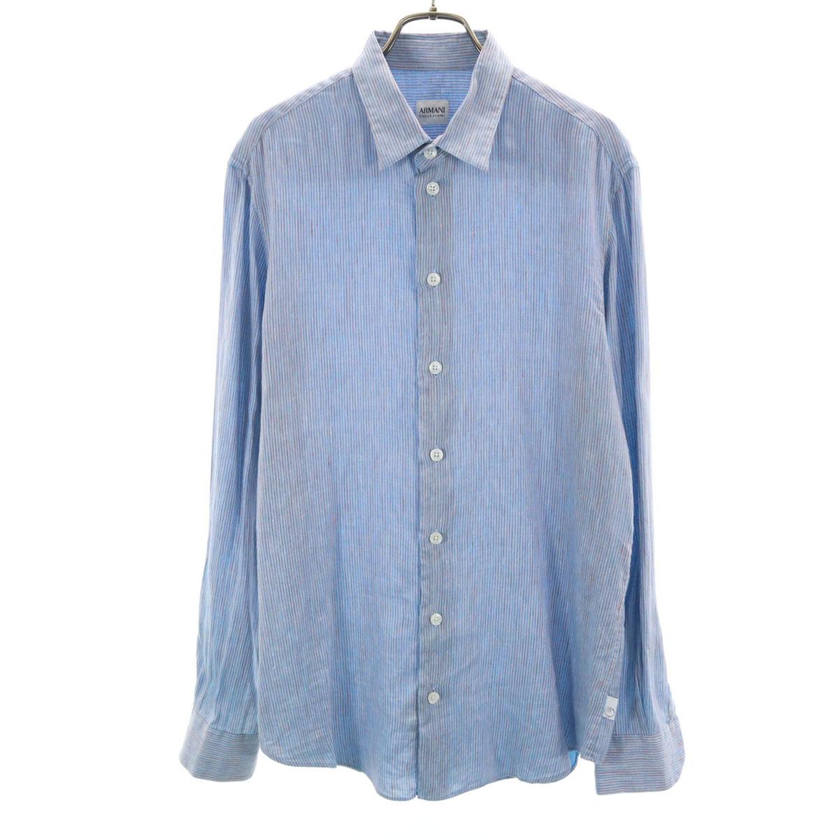 ARMANI COLLEZIONI Long sleeve shirt M Blue Men s Used
ARMANI COLLEZIONI Long sleeve shirt M Blue Men s Used