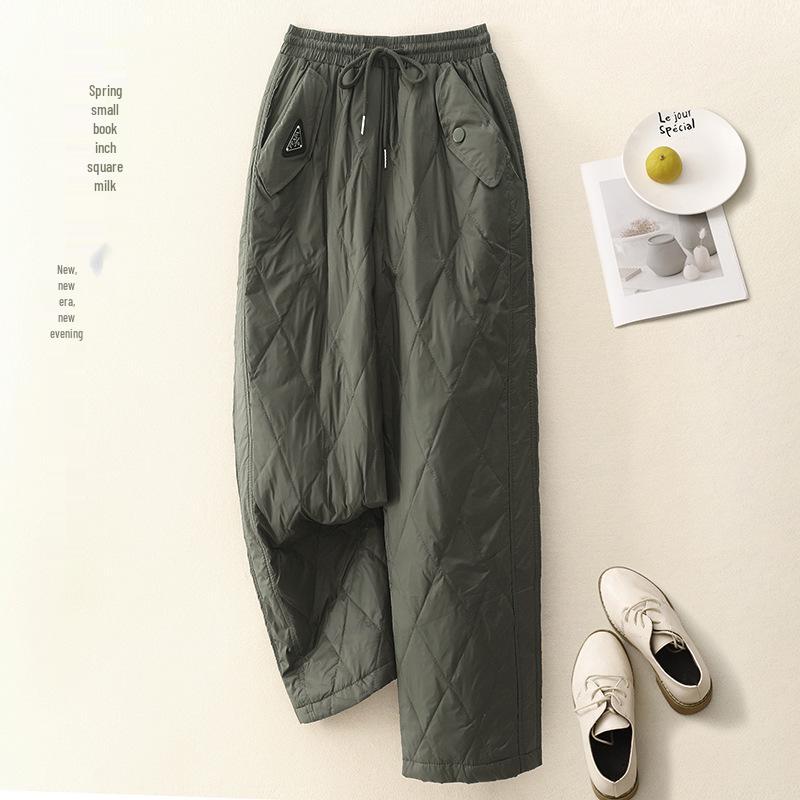 Xin Xing Women s 2024 Winter Argyle Cotton Pants: Fashionable, Warm, Loose Straight-Leg, Versatile Casual Wear M: 95-112 cm армия зеленый
Xin Xing Women s 2024 Winter Argyle Cotton Pants: Fashionable, Warm, Loose Straight-Leg, Versatile Casual Wear M: 95-112 cm армия зеленый