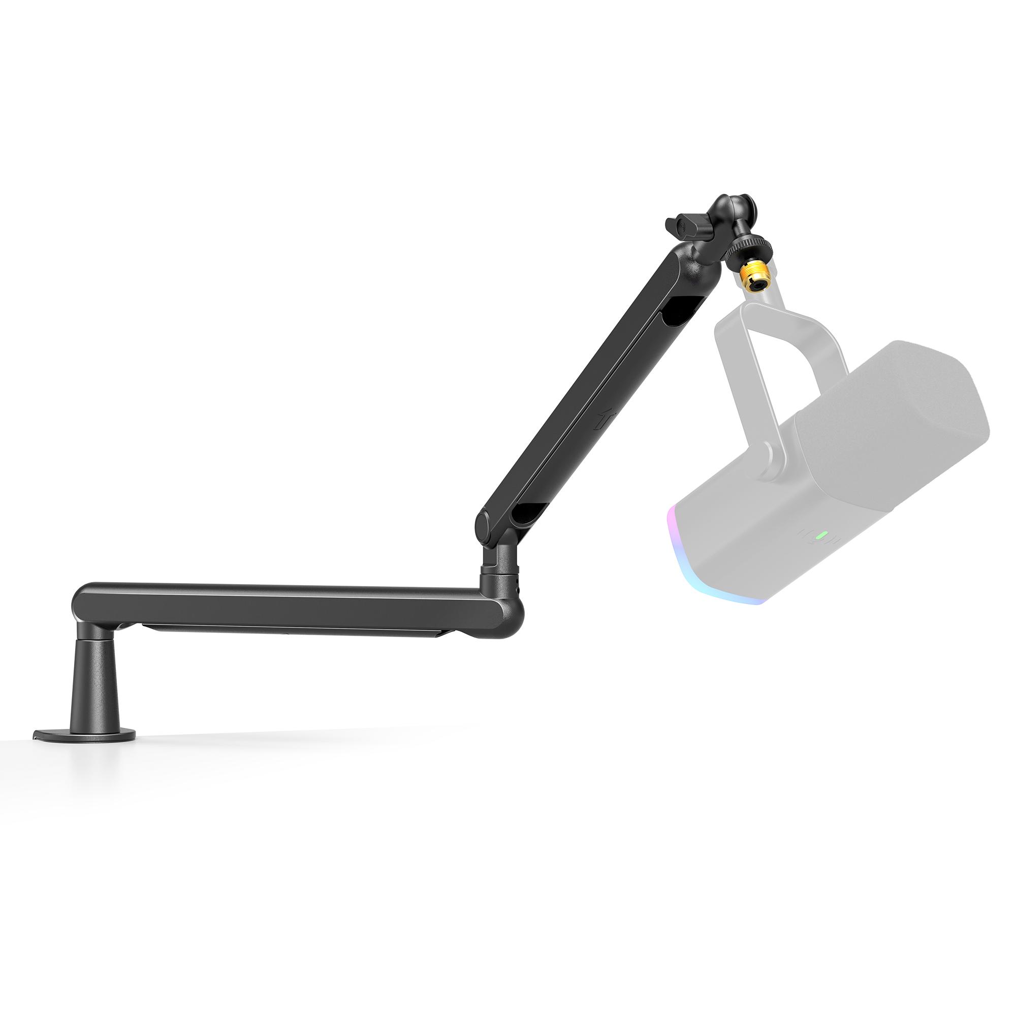 FIFINE Adjustable Low-profile Arm Microphone Stand with Cable Managment/Desk Mount, Suspension Boom for K688 Ampligame AM8-BM88 чорний
FIFINE Adjustable Low-profile Arm Microphone Stand with Cable Managment/Desk Mount, Suspension Boom for K688 Ampligame AM8-BM88 чорний