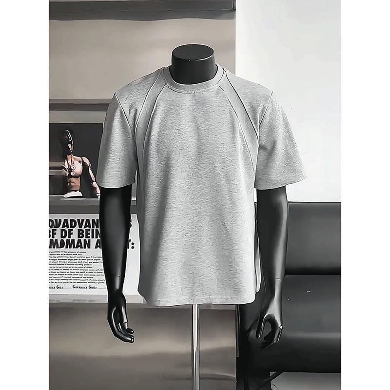 Мужская футболка в американском стиле, бокс-крой, летняя, деконструированная, пэчворк XL серый
Мужская футболка в американском стиле, бокс-крой, летняя, деконструированная, пэчворк XL серый