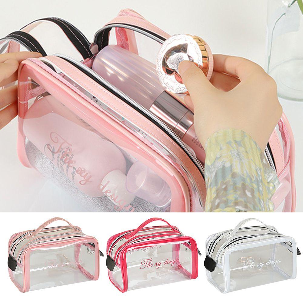 Double Zipper Portable Large Capacity Wash Bag Makeup Pouch Storage Bag PVC Cosmetic Bag
Double Zipper Portable Large Capacity Wash Bag Makeup Pouch Storage Bag PVC Cosmetic Bag