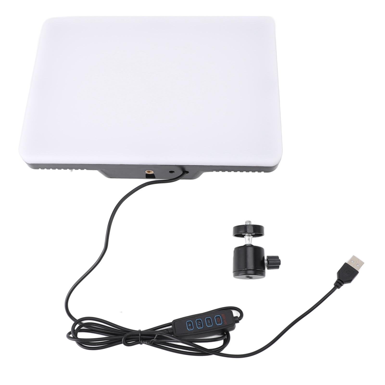 LED Video Light Panel Professional 2000Lx Soft Lighting Camera Light for Media Home Studio Video
LED Video Light Panel Professional 2000Lx Soft Lighting Camera Light for Media Home Studio Video