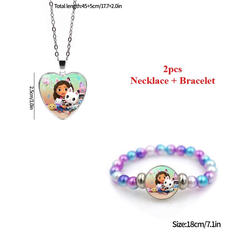 2Pcs Gabby Dollhouse Pendants Gabby Bracelet Necklace Birthday Party Decorations Party Favors Children S Day Present
2Pcs Gabby Dollhouse Pendants Gabby Bracelet Necklace Birthday Party Decorations Party Favors Children S Day Present
