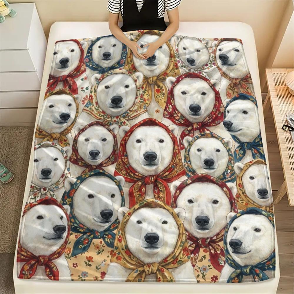 1PC Retro Animal Art Print Flannel Blanket, High quality All Seasons, Home Decor, Warmth and Comfort, Perfect for Christmas Gifts 80cm x 120cm
1PC Retro Animal Art Print Flannel Blanket, High quality All Seasons, Home Decor, Warmth and Comfort, Perfect for Christmas Gifts 80cm x 120cm