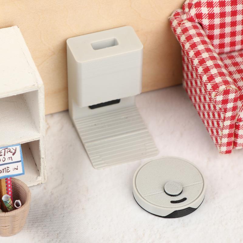 Miniature Sweeper Ornament 1:12 Dollhouse Mini Robot Vacuum Cleaner Model Dollhouse Living Room Scene Decor Pretend Play Toys 1Set
Miniature Sweeper Ornament 1:12 Dollhouse Mini Robot Vacuum Cleaner Model Dollhouse Living Room Scene Decor Pretend Play Toys 1Set