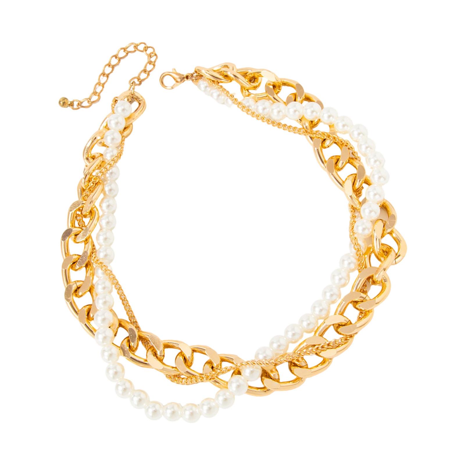 Stackable Layering Collar Necklace Vintage Look With Pearls Accents Handmade Jewelry for Women Trendy Neckchain
Stackable Layering Collar Necklace Vintage Look With Pearls Accents Handmade Jewelry for Women Trendy Neckchain