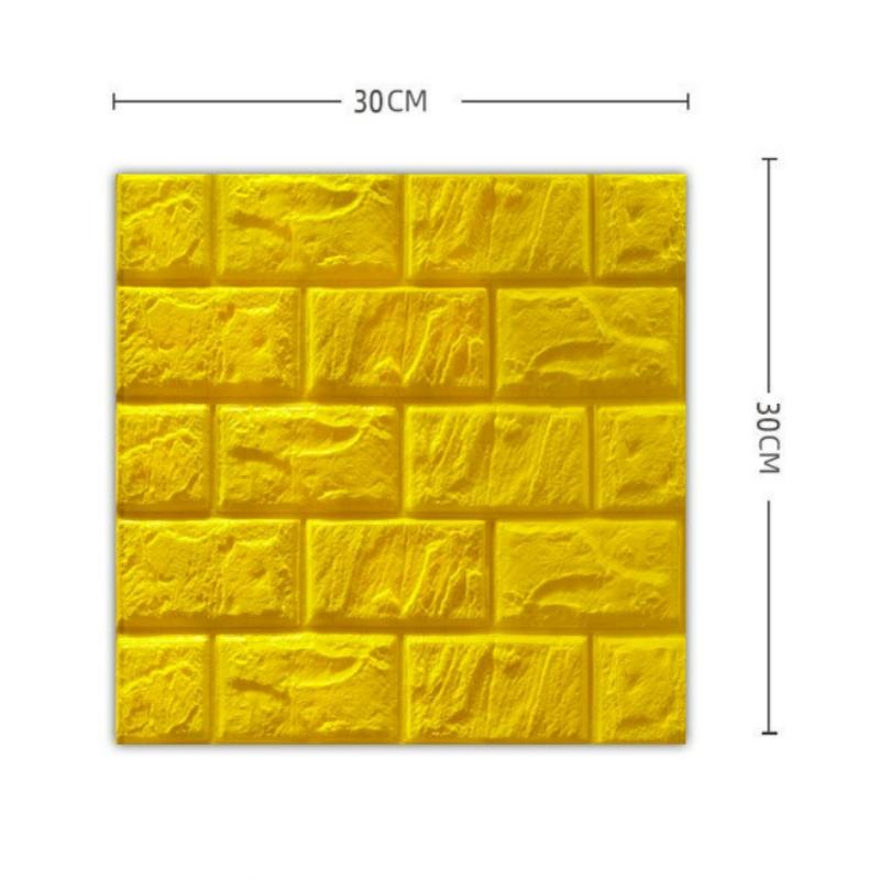 Самоклеящиеся 3D наклейки на стену, наклейки на кирпичную стену для детской комнаты, теплая спальня 30*30 см жёлтый
Самоклеящиеся 3D наклейки на стену, наклейки на кирпичную стену для детской комнаты, теплая спальня 30*30 см жёлтый