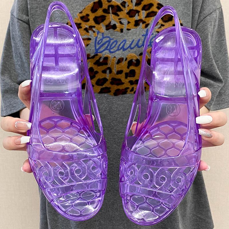 Women s Transparent Crystal Wedge Jelly Sandals - Height-Boosting, Non-Slip, Fashionable, and Comfortable Summer Shoes 37
Women s Transparent Crystal Wedge Jelly Sandals - Height-Boosting, Non-Slip, Fashionable, and Comfortable Summer Shoes 37